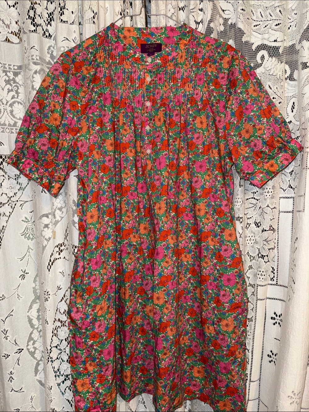 J. Crew Liberty fabric Floral Midi Dress L
